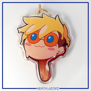 Melted Ice Cream -Trigun Acrylic Charms- 2.5&quot; (Unofficial Trigun Merch)