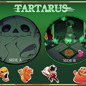 Zagreus Endless Fight-Tartarus-Asphodel-Elysium-Temple Of Styx- Acrylic Shaker Charms(Unofficial Hades Merch)