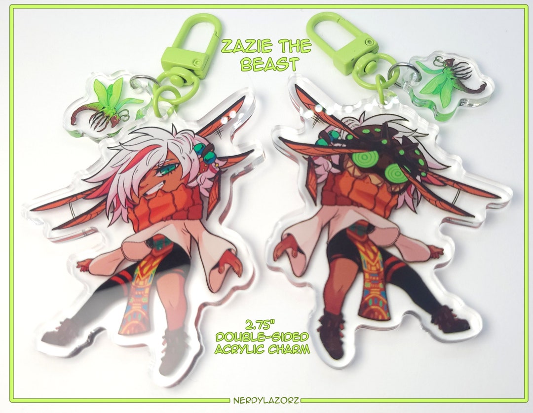 Zazie the Beast Charm (unofficial Trigun Merch) Double-sided Acrylic ...