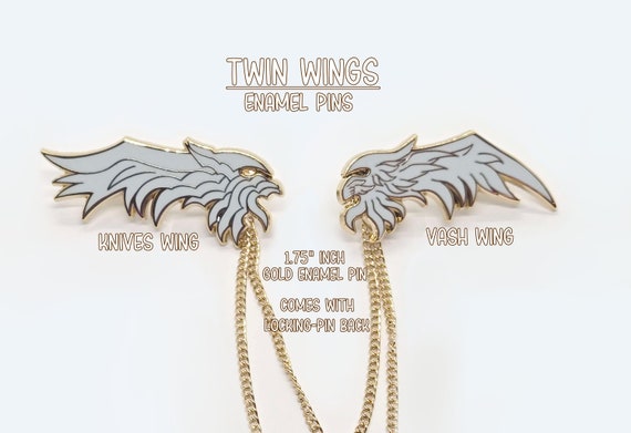 Twin Wings- Vash and Knives Inspired -1.75