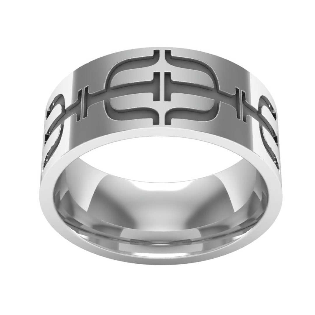 Psi Symbol Ring Silver Psi Ring Psi Band Ring Psi Jewelry - Etsy