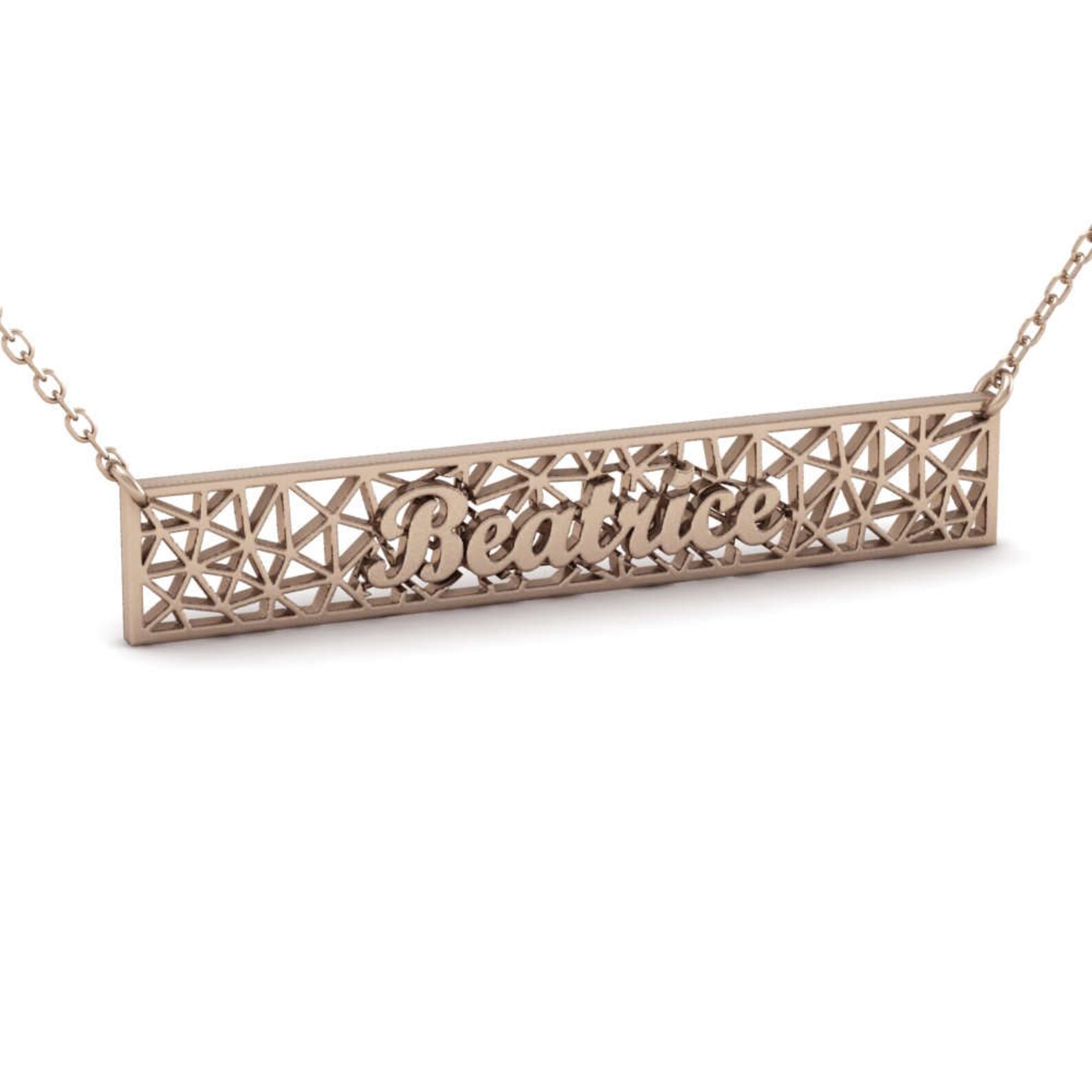 Personalized Gold Bar Name Necklace Custom Bar Name Necklace Etsy