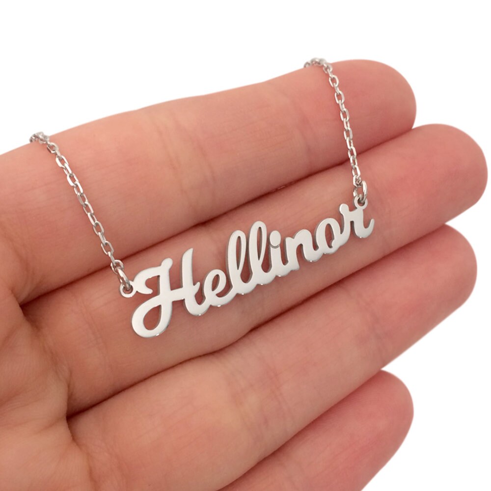 Custom Name Necklace in Sterling Silver 