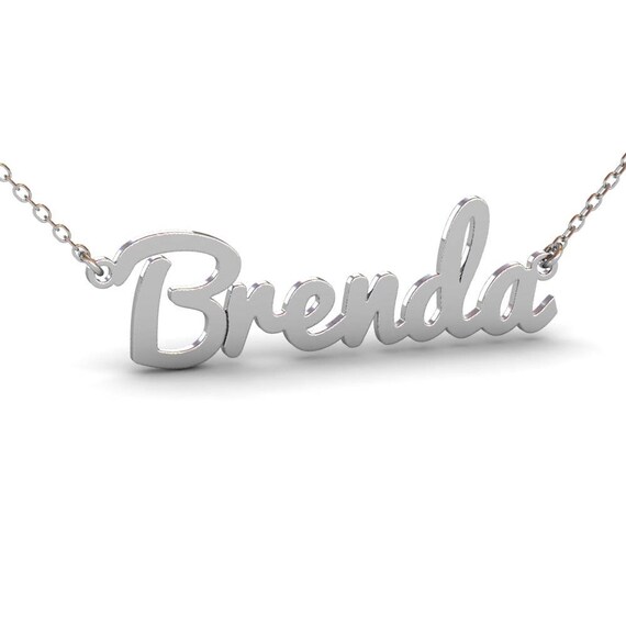 Personalized Silver Name Necklace 