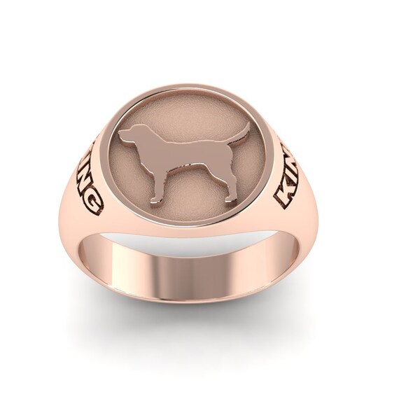 dog signet ring