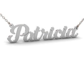 Custom Name Necklace in Sterling Silver 