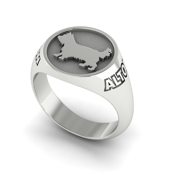 dog signet ring