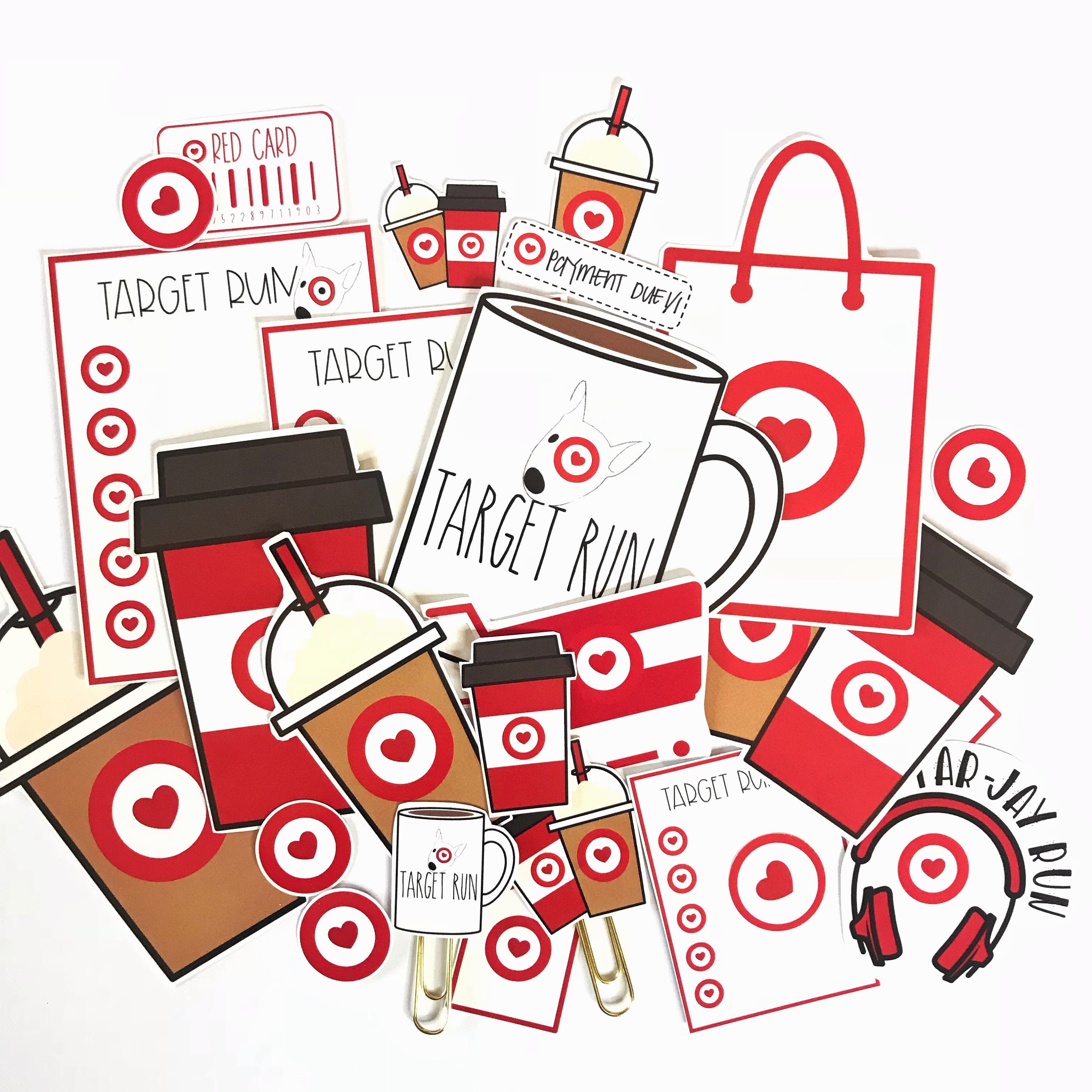 Target Planner Stickers Stickers Target Planner Target Etsy