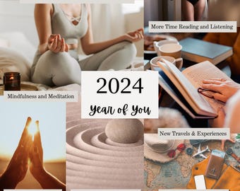 Modèle Vision Board : Manifestation Mood Board (8,5 x 11) (téléchargement numérique)