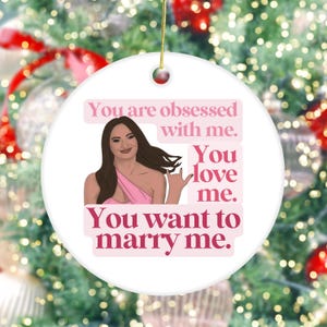 Holiday Cheer with Paige DeSorbo: Funny Bravo TV Ornament for Reality TV Fans