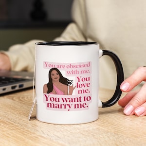Summer House Paige DeSorbo &quot;You Want to Marry Me&quot; Mug | Coffee & Tea Cup | Reality TV Fan Gift | Paige Quote | Summer House Merch