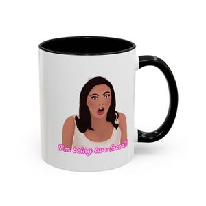 Summer House Paige DeSorbo &quot;I&#39;m being two faced?!&quot; Mug | Coffee & Tea Cup | Reality TV Fan Gift | Paige Quote | Summer House Merch