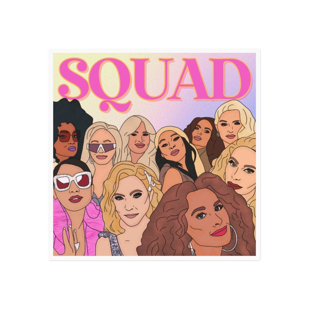 RHOBH SQUAD | Real Housewives of Beverly Hills Cast Lisa Rinna Beauty | Magnet Bravo Quote Fridge Refrigerator Gift Office Fan TV Reality