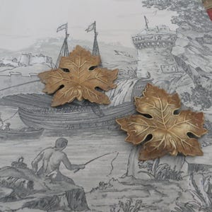 Pair of French Antique Picture Hook Covers. Circa 1900s