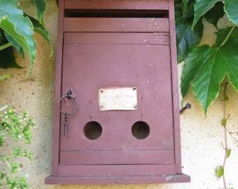 French Early 20th Century Interior Apartment Letter Box/Boite aux Lettres/ All Original/Perfect French Décor.