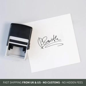 Custom Signature Stamp: Self-Inking Name Stamp