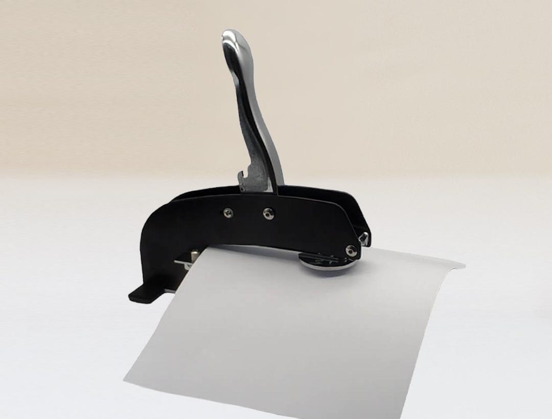 Heavy Duty Long Reach Embosser – 47mm Custom Seal With Extra Deep ...