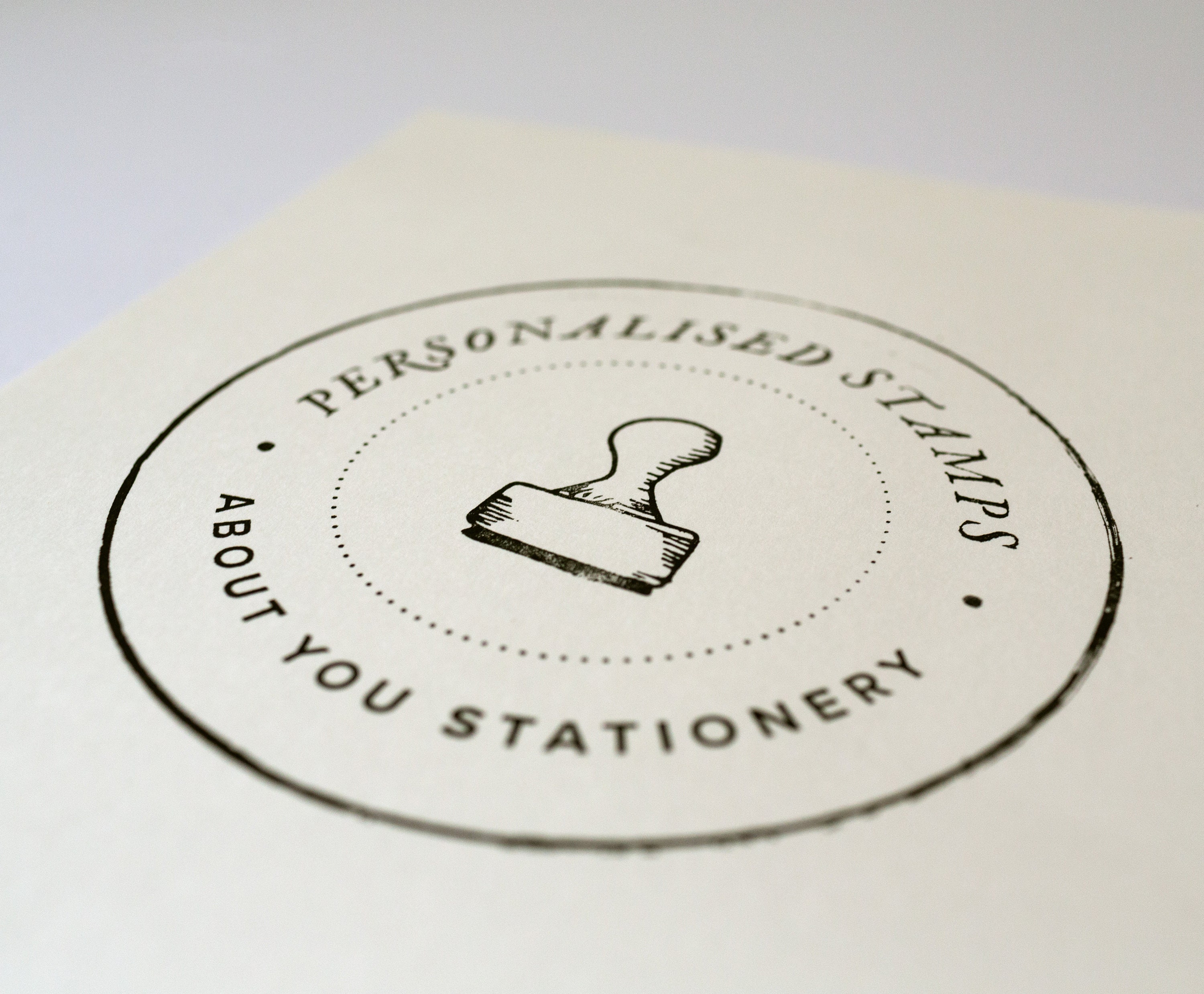 Personalised From the Library of Stamp, Eco-friendly Rubber Stamp