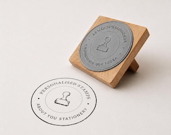 Large Custom Logo Stamp With Optional Ink Pad