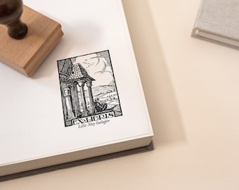 Library Stamp, Library of Stamp, Custom Library Stamp, Book Stamp, This Book Belongs To, Custom Book Stamp, Bookplate Stamp, Library Stamps