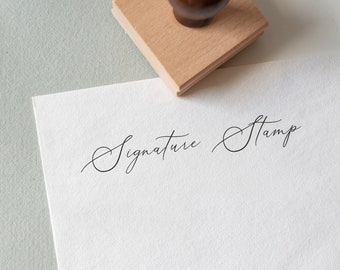 Custom Signature Stamp, Self-Inking Name Stamp, Name Stamp, Calligraphy Stamp