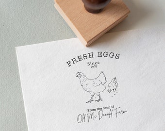 Custom Egg Carton Stamp, Egg Box Stamp, Egg Stamp, Custom Egg Box, Personalised Egg Carton, Housewarming gift, Chicken Lover, Easter Eggs