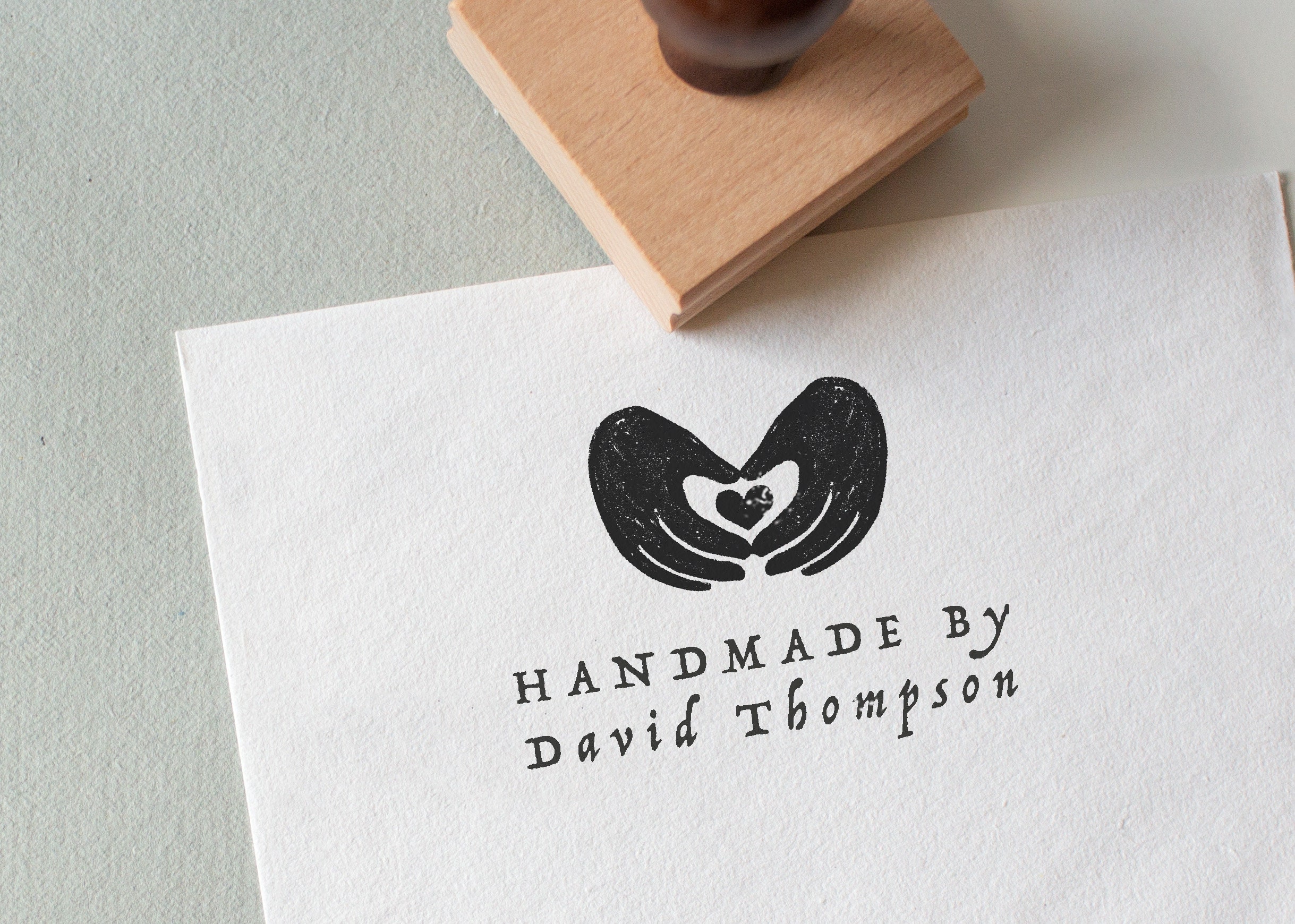 Custom Logo Stamp, Personalized Small Business Stamp With Ink Pad, Small  Medium Large Size Logo Stamper, Customized Fabric Tag Rubber Stamp 