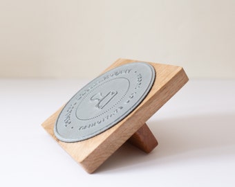LARGE Logo Stamp, For Carrier Bags, Pizza Boxes, etc. , Eco Friendly Rubber Stamp