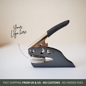 Custom Embosser Made from Your Logo for Business Branding, Stationery, & Packaging – Professional Logo Seal
