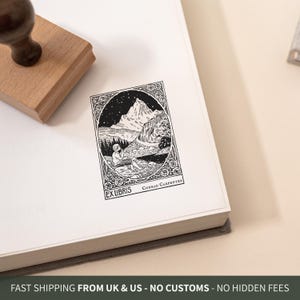 Kids Library Stamp, Vintage Book Plate, Gift For Teacher