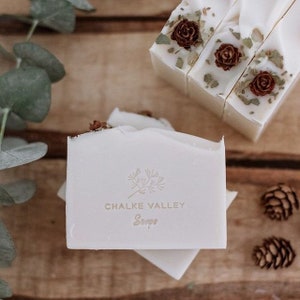 Sello de jabón personalizado elaborado con su logotipo, sello acrílico personalizado para jabón hecho a mano