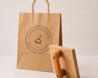 Large Custom Stamp For Paper Bags