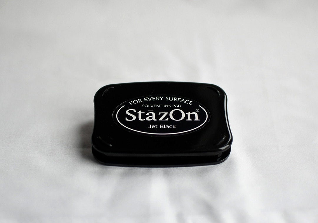 Stazon Ink Pad Fabric Ink Pad Permanent Ink All Purpose Ink Etsy UK