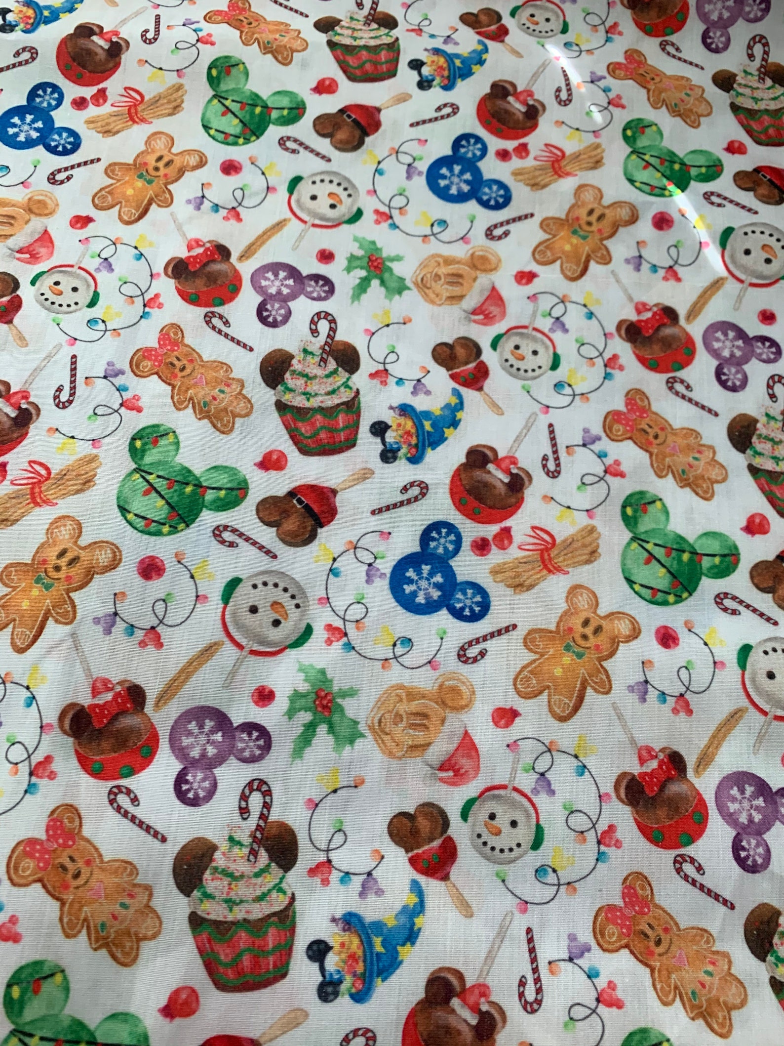 Christmas Snacks Fabric Yard Fat Quarter | Etsy