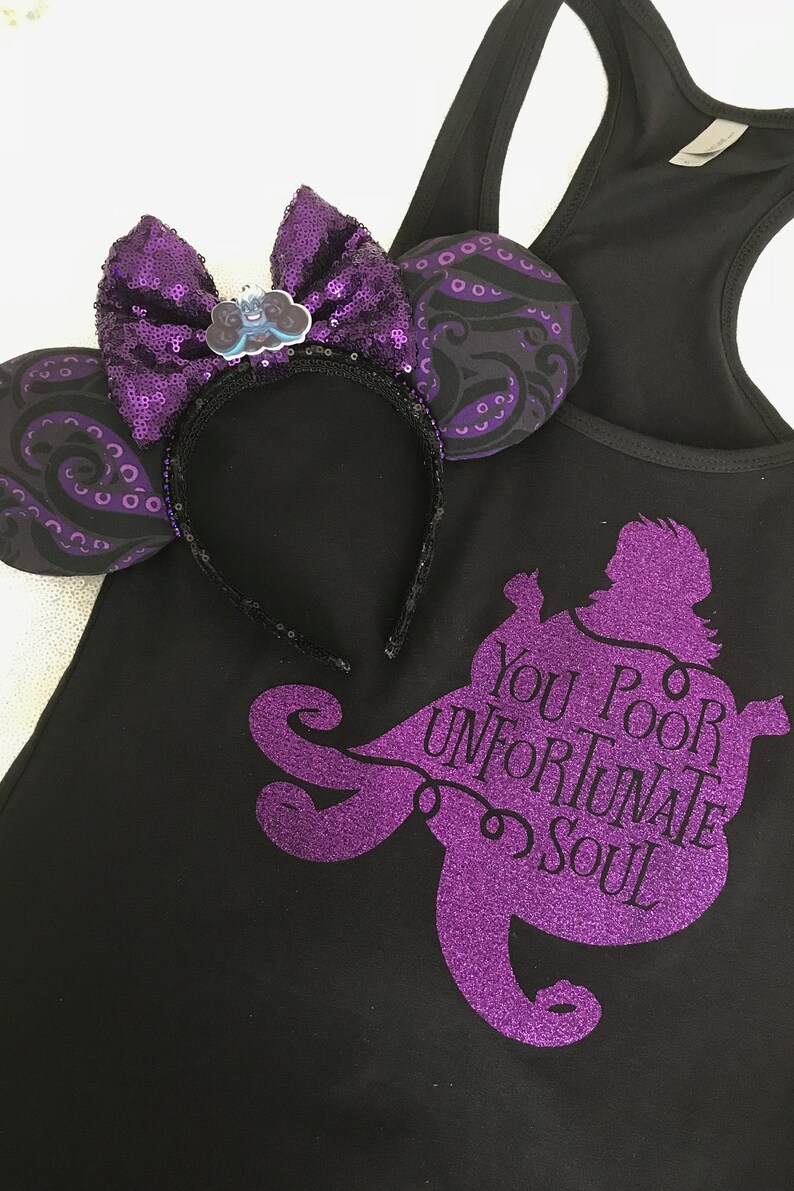 Ursula Villain Shirt – Poor Unfortunate Soul | Disney Villains Tank, Tee, or V-Neck | Adult & Kids Sizes | Halloween Disney Shirt image 2