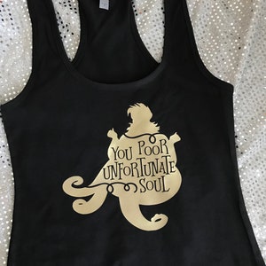 Ursula Villain Shirt – Poor Unfortunate Soul | Disney Villains Tank, Tee, or V-Neck | Adult & Kids Sizes | Halloween Disney Shirt image 5