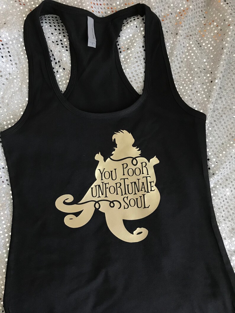 Ursula Villain Shirt – Poor Unfortunate Soul | Disney Villains Tank, Tee, or V-Neck | Adult & Kids Sizes | Halloween Disney Shirt image 5