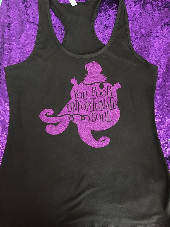 Ursula Villain Shirt – Poor Unfortunate Soul | Disney Villains Tank, Tee, or V-Neck | Adult & Kids Sizes | Halloween Disney Shirt