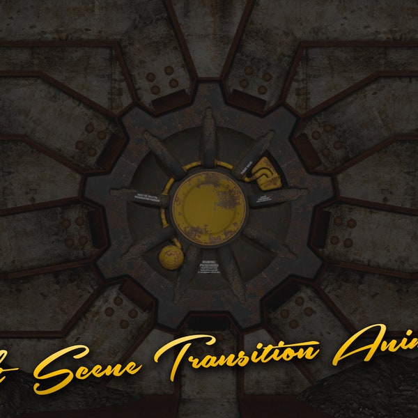 Fallout-inspired Vault Scene Transitions - Assets for Twitch or Youtube