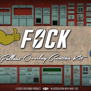 Fallout Overlay Creation Kit - Assets for Twitch or Youtube