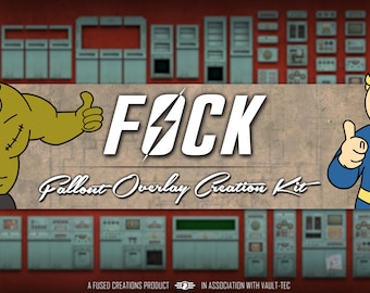 Fallout Overlay Creation Kit - Assets for Twitch or Youtube