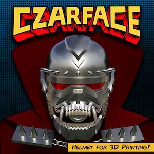CZARFACE Helmet 3D Print Files