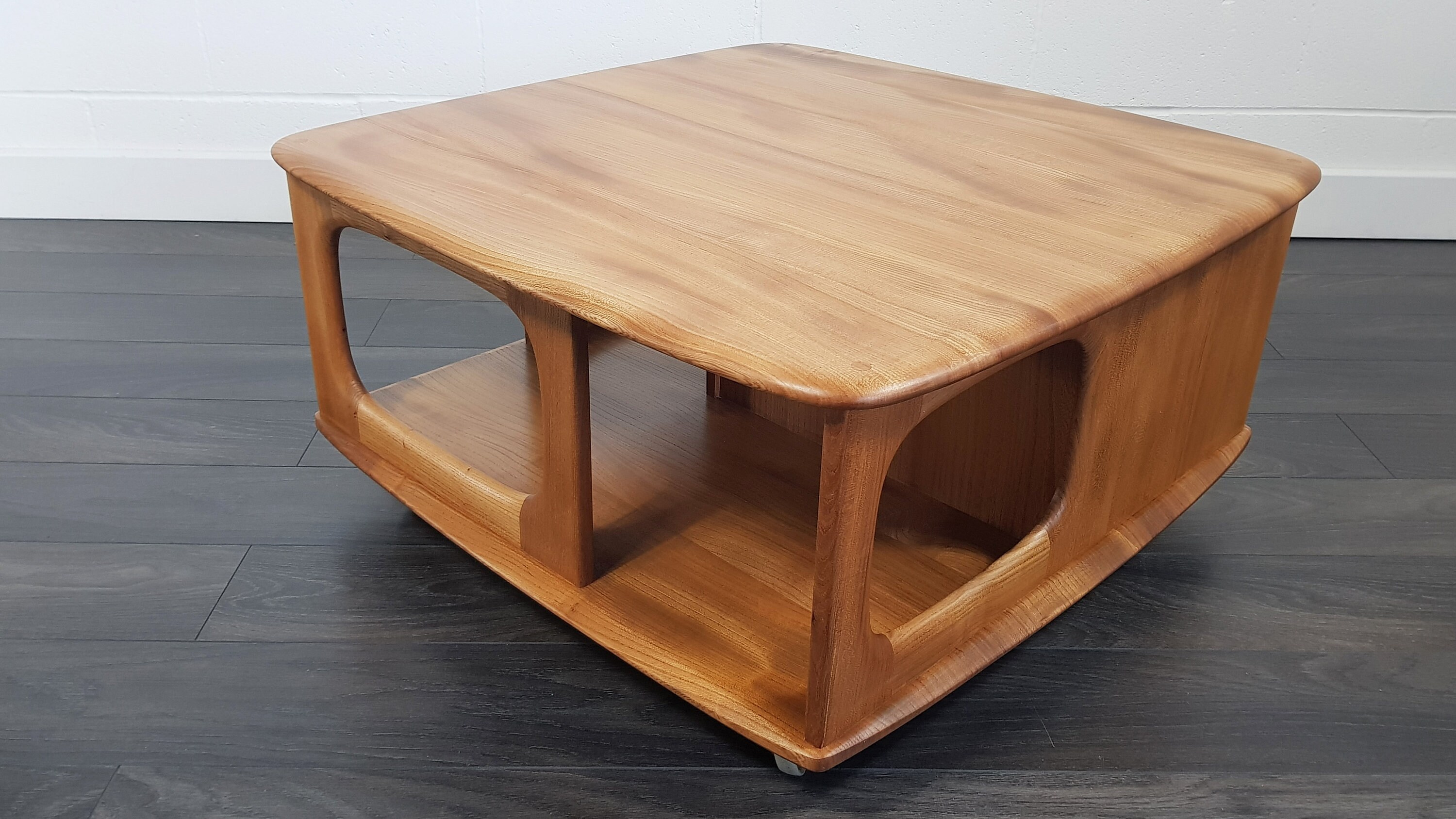 Ercol Pandora's Box Coffee Table 1980s Refinished Etsy