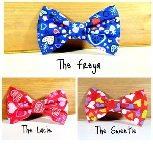 Valentine Pet Bow Tie, Dog Bow Tie, Cat Bow Tie, Pet Collar Accessory