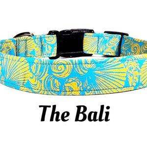 Dog Collar - The Bali - Seashell Dog Collar - Beach Dog Collar - Tropical Dog Collar - Coastal Dog Collar - Flower/Bow Tie Sold Separately