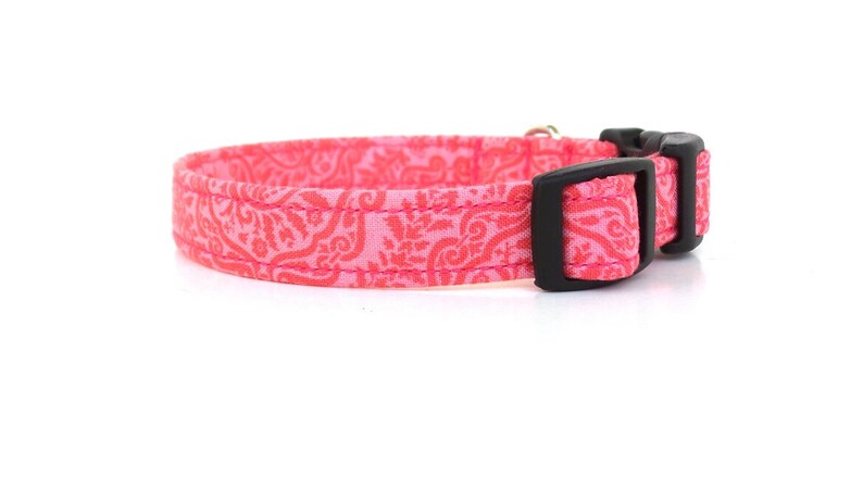 Spring Dog Collar Pink Dog Collar The Beatrix Flower Sold Separately Garden Dog Collar Floral Dog Collar