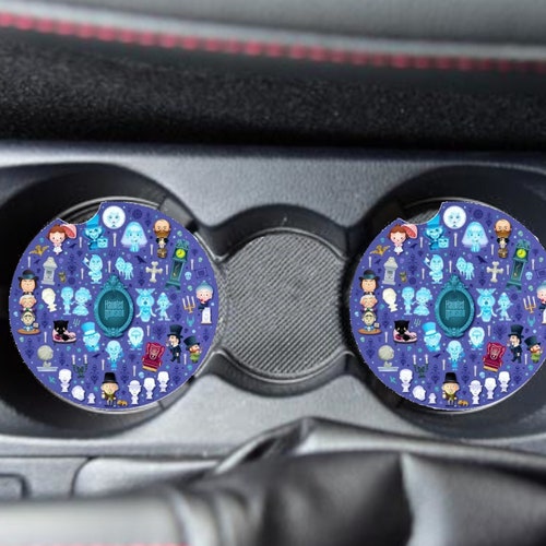 Disney Themed Car Coasters Set 30 Etsy