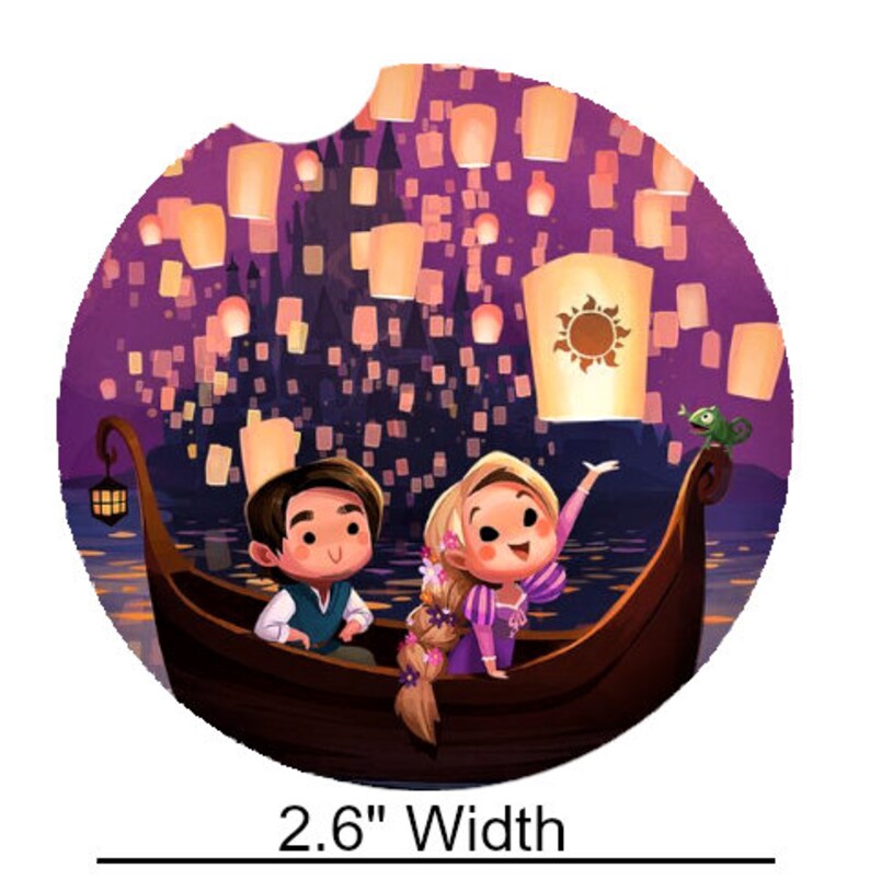 Disney Themed Car Coasters 4 build Your Own Set Etsy