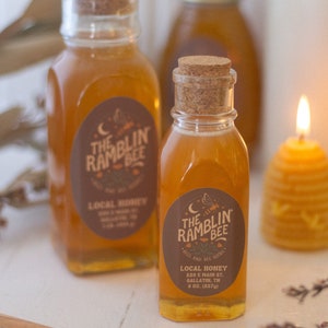 Pure Tennessee  Honey in 8 Ounce Muth Jar