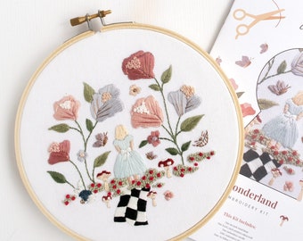 Alice in Wonderland Hand Embroidery Kit
